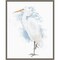 Coastal Heron I by Jade Reynolds 16-in. W x 20-in. H. Canvas Wall Art Print Framed in Grey